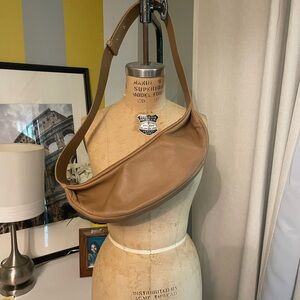 COS Brown Leather Sling Bag